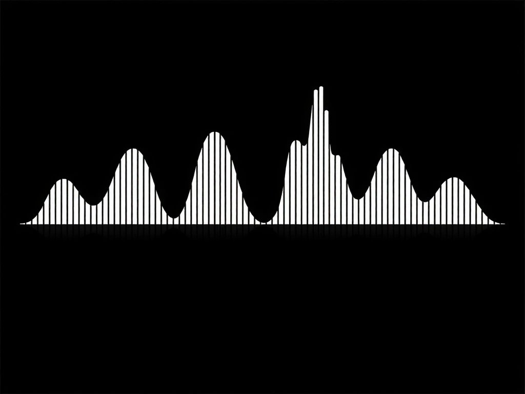 Abstract audio waveform.